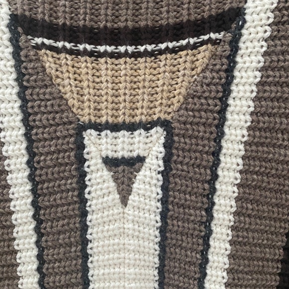 Cabi Cocoa Striped Cardigan size Large - Picture 9 of 12